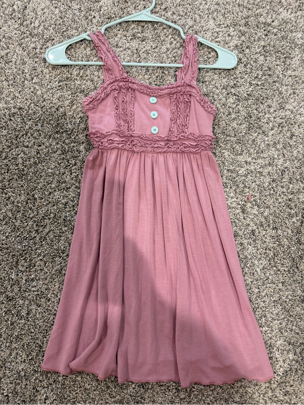 Matilda Jane Dusty Rose Ruffle Sundress